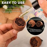 Diffuseur d'arômes pour véhicules Diffuseur d'air en bois avec clip pour la ventilation avec pierres de lave