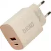 Double adaptateur 20W - Bioka biodégradable Eco-friendly USB-C Power Delivery