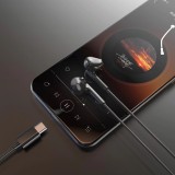 Dudao X3C In-Ear USB-C Kopfh&ouml;rer 1.2m Kabelgebunden Hochwertiger Klang - Schwarz