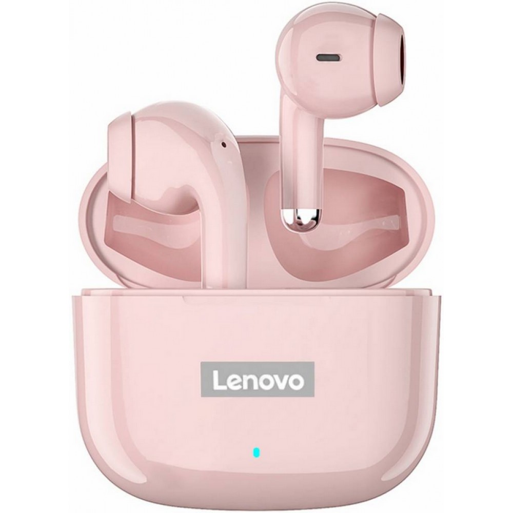 Lenovo LP40pro kabellose Bluetooth 5.0 Kopfhörer wireless earbuds mit Noise cancelling - Rosa
