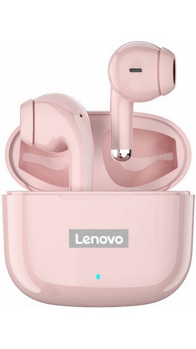 Ecouteurs Lenovo LP40pro sans fil Bluetooth 5.0 wireless earbuds avec Noise cancelling - Rose