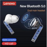 Ecouteurs Lenovo LivePods XT90 sans fil Bluetooth 5.0 wireless earbuds avec USB-C & HD Voice Call - Blanc