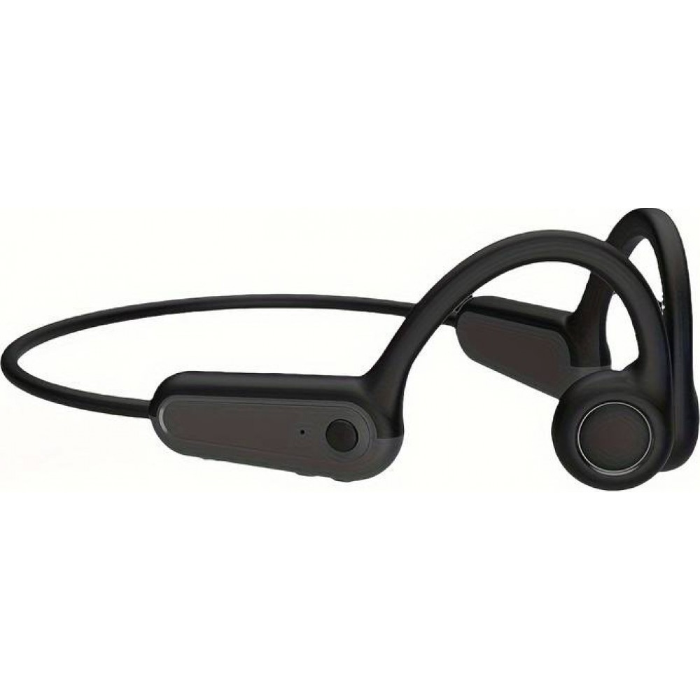 Ecouteurs à conduction osseuse Bluetooth sans fil véritable pour le sport - running - vélo - fitness - Noir