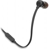 Écouteurs intra-auriculaires JBL Tune 110 avec mini jack 3.5mm et télécommande - Noir