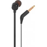 Écouteurs intra-auriculaires JBL Tune 110 avec mini jack 3.5mm et télécommande - Noir