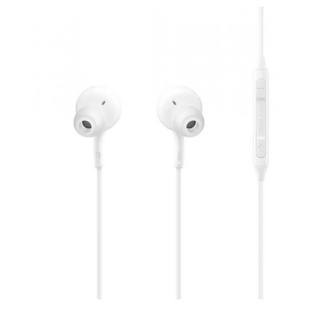 Ecouteurs officiels Samsung/AKG type-C avec fil - Blanc