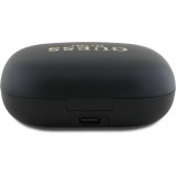 Guess Bluetooth Knochenleitende Kabellose Ohrhörer OWS Satin Soft Touch - Schwarz