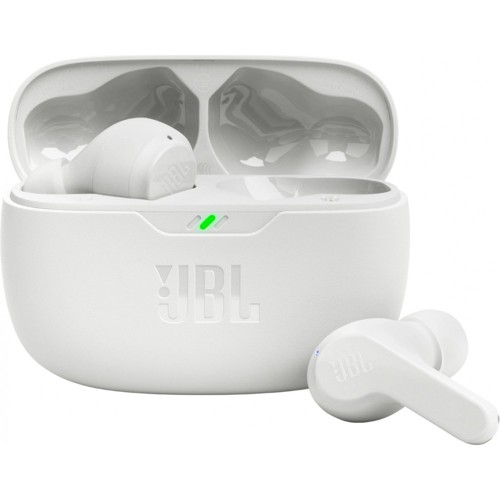 Écouteurs sans fil JBL Wave Beam Bluetooth 5.2 IP54 IPX2 in-ear - Blanc