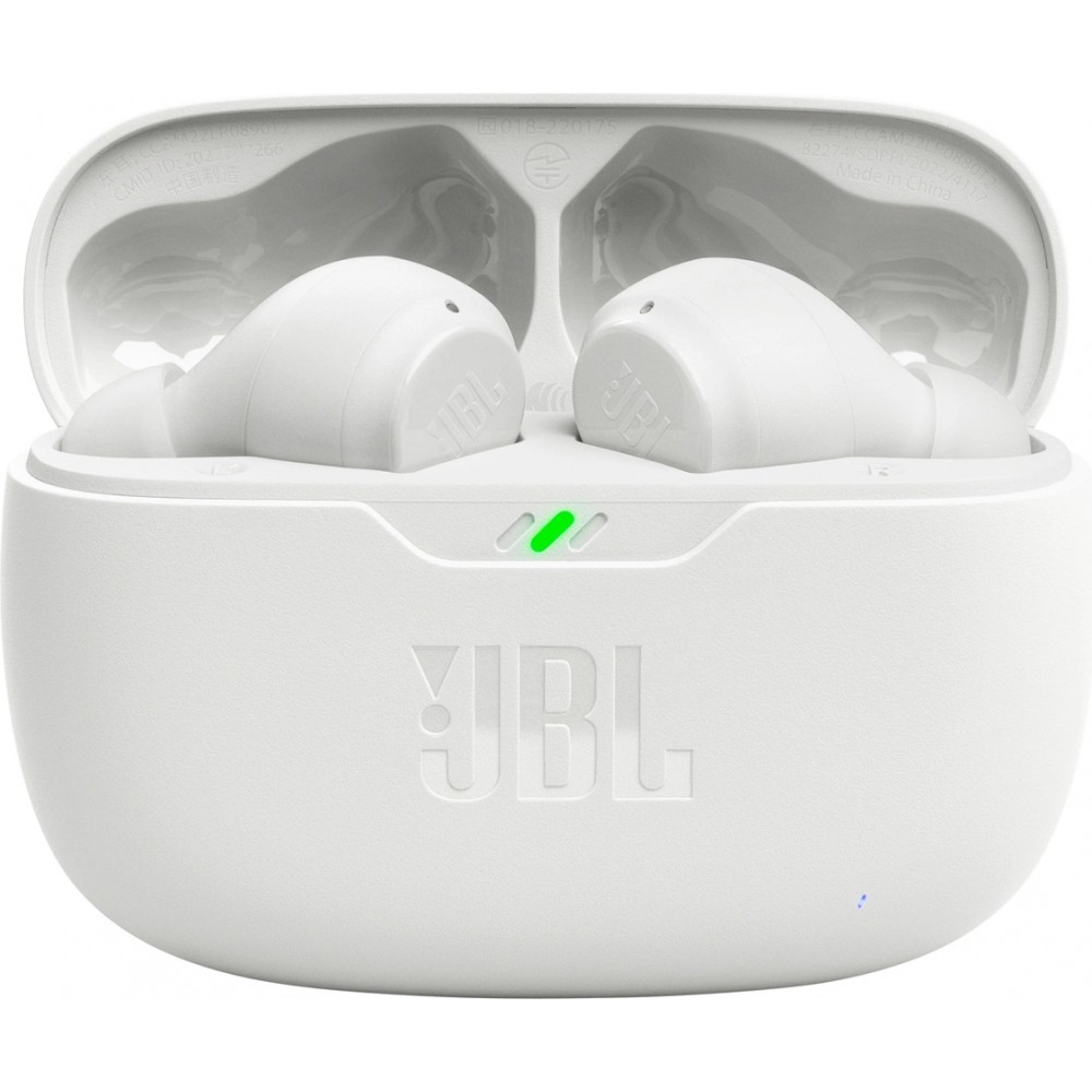 Écouteurs sans fil JBL Wave Beam Bluetooth 5.2 IP54 IPX2 in-ear - Blanc