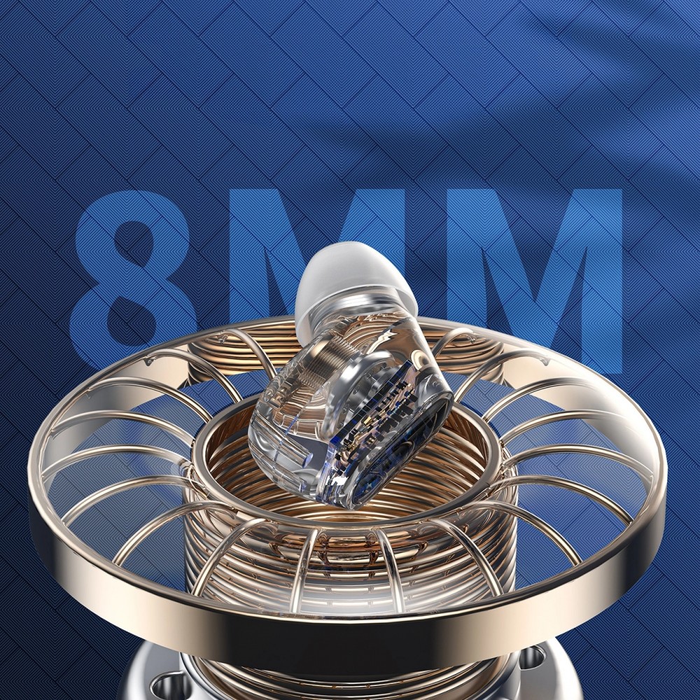 &Eacute;couteurs sans fil TWS Bluetooth 5.3 Choetech haute qualit&eacute; audio avec bo&icirc;te de chargement - Blanc