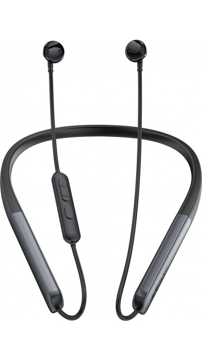Acefast N1 Halsband Kabellose In-Ear Kopfhörer mit USB-C Ladekabel - Schwarz