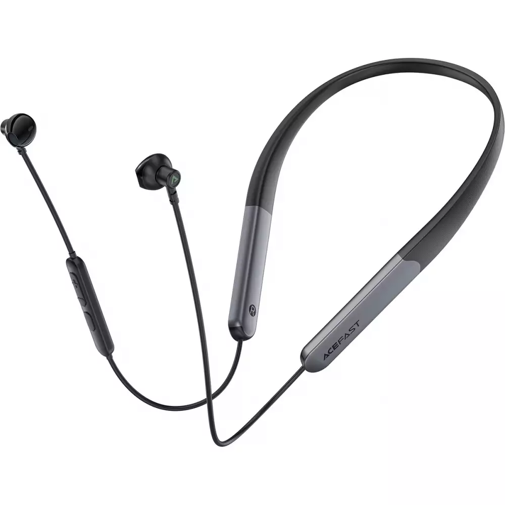 Acefast N1 Halsband Kabellose In-Ear Kopfhörer mit USB-C Ladekabel - Schwarz