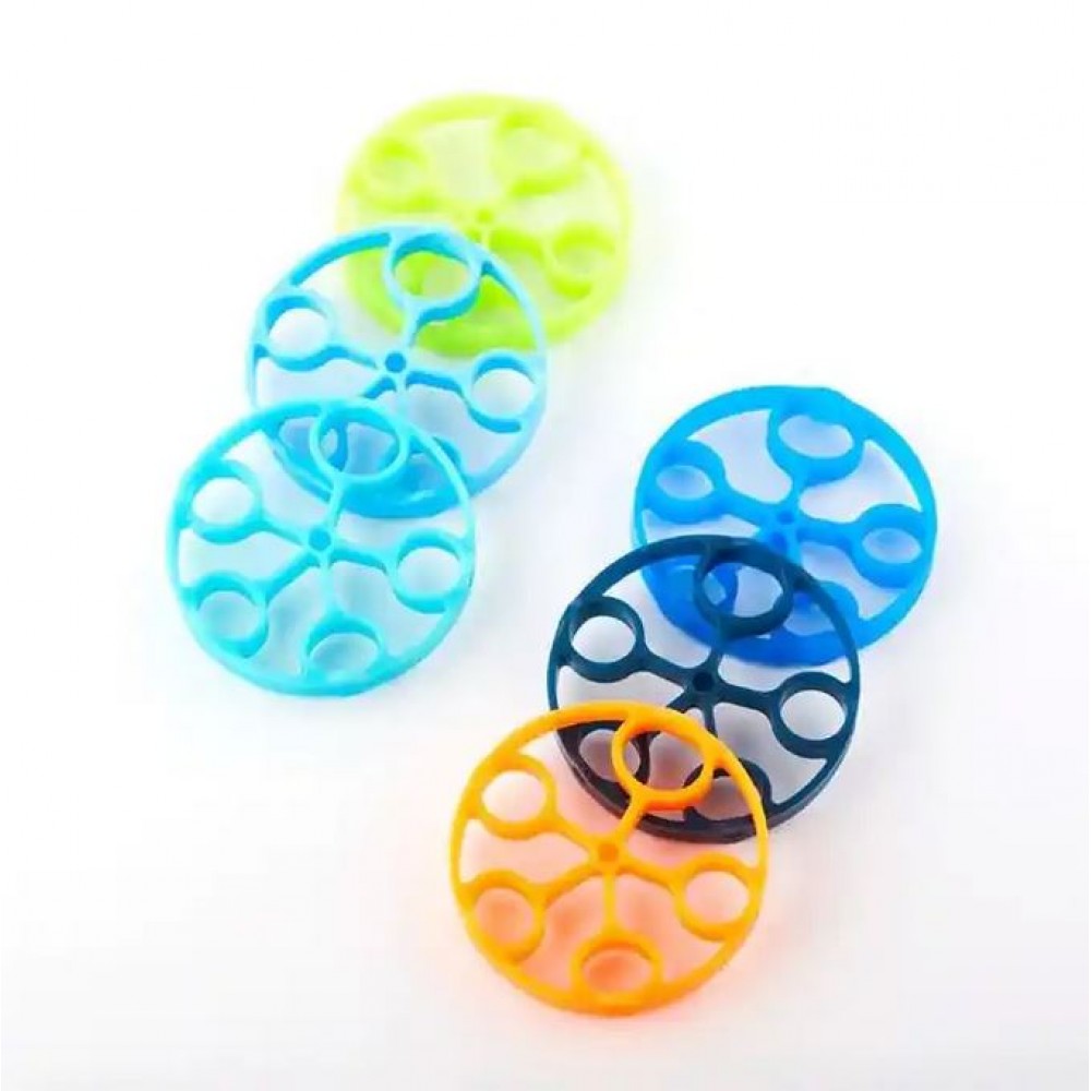 Élastique pour les mains et les doigts en silicone pour entraînement de la force des doigts - Bleu clair