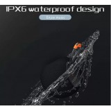 Enceinte Bluetooth 5.0 portable design sphérique étanche IPX6 stéréo sans fil - Blanc