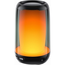 Enceinte Bluetooth 5.3 QERE HF22 5W 3D Surround Sound lumière LED IPX5 & USB-C - Noir