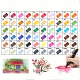 Ensemble de stylos permanents &agrave; double t&ecirc;te pour marquage et coloriage (80 couleurs)