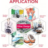 Ensemble de stylos permanents &agrave; double t&ecirc;te pour marquage et coloriage (80 couleurs)