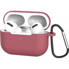 Etui AirPods 3 - Silicone avec mousqueton - Bordeaux