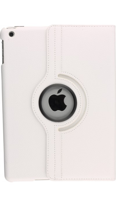 Etui cuir iPad Air 10.9" (5e gén/2022, 4e gén/2020) - Premium Flip 360 - Blanc