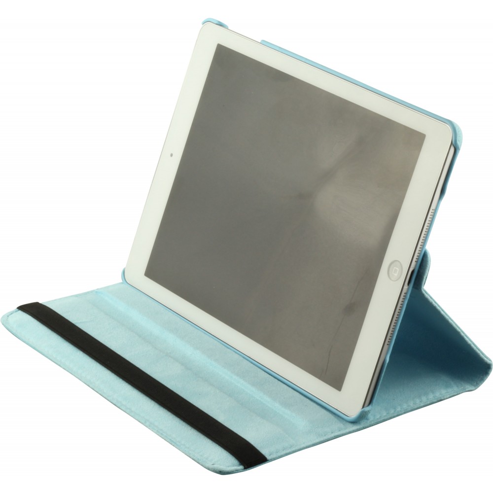 Etui cuir iPad 10.9" (10e gén/2022) - Premium Flip 360 - Bleu clair