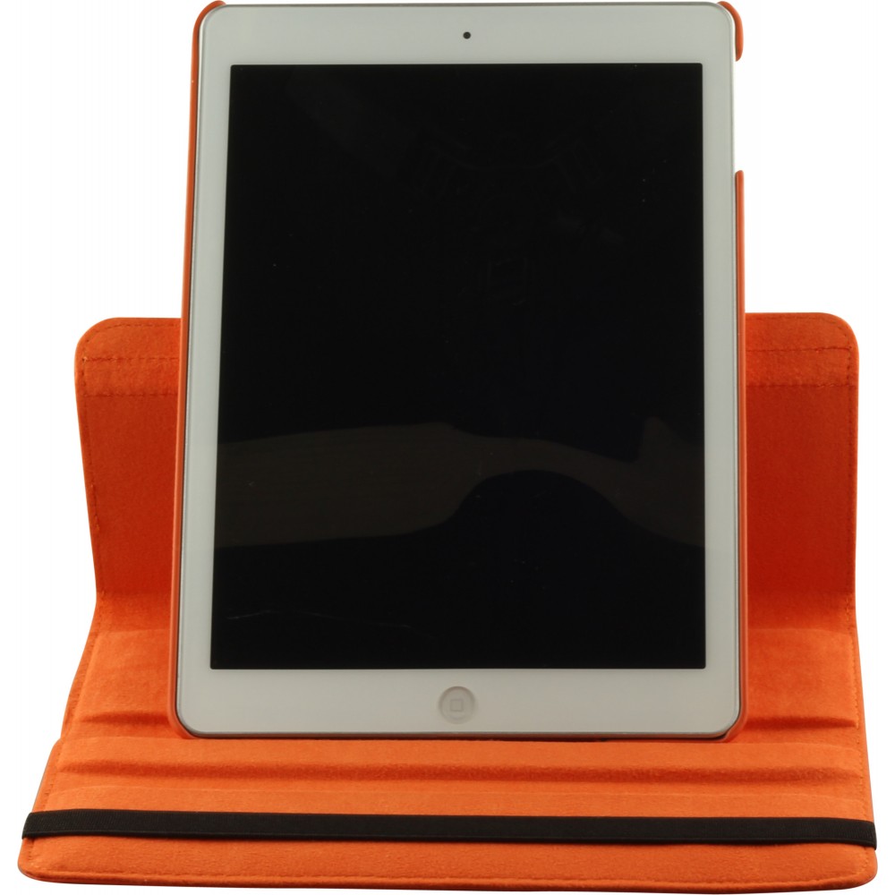 Etui cuir iPad Air 10.9" (5e gén/2022, 4e gén/2020) - Premium Flip 360 - Orange