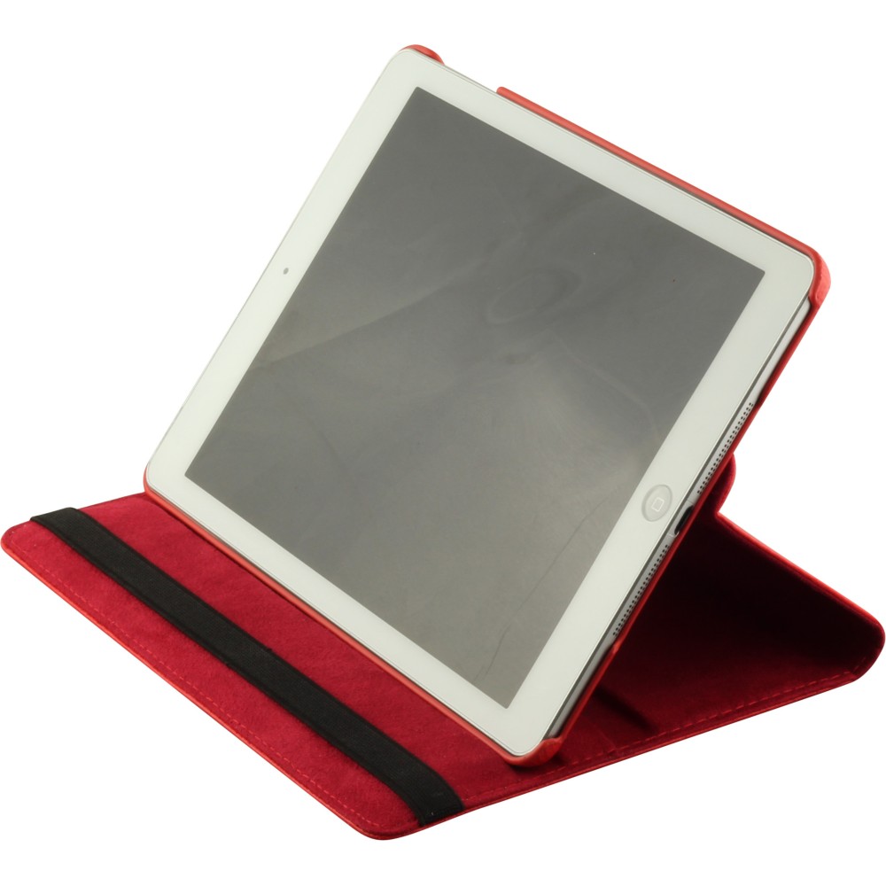 Etui cuir iPad Pro 11" (4e gén/2022, 3e gén/2021, 2e gén/2020) - Premium Flip 360 - Rouge