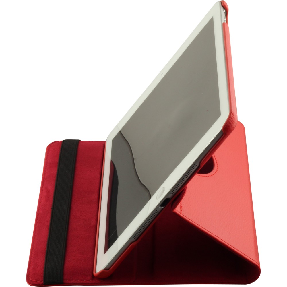 Etui cuir iPad Pro 11" (4e gén/2022, 3e gén/2021, 2e gén/2020) - Premium Flip 360 - Rouge