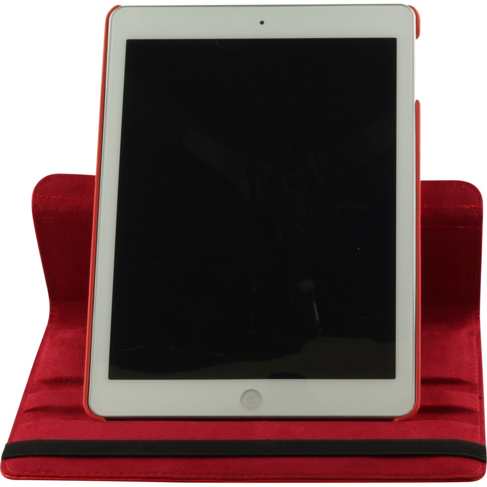 Etui cuir iPad Pro 11" (4e gén/2022, 3e gén/2021, 2e gén/2020) - Premium Flip 360 - Rouge