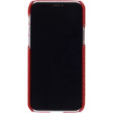 Etui cuir iPhone 11 Pro Max - Luxury Crocodile - Rouge
