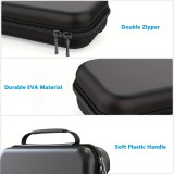 Étui de transport boîte de protection pour Nintendo Switch (1ère génération) avec compartiments et ventilation - Noir