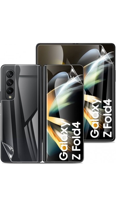 Film protecteur Samsung Galaxy Z Fold3 5G - Protection souple pour écran en Hydrogel TPU (face intérieure + extérieure)