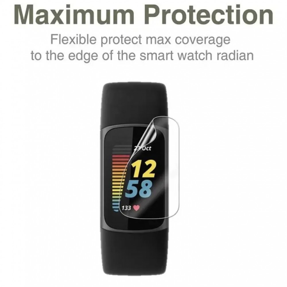 Film protecteur high transparency clear TPU - Fitbit Charge 5 / 6