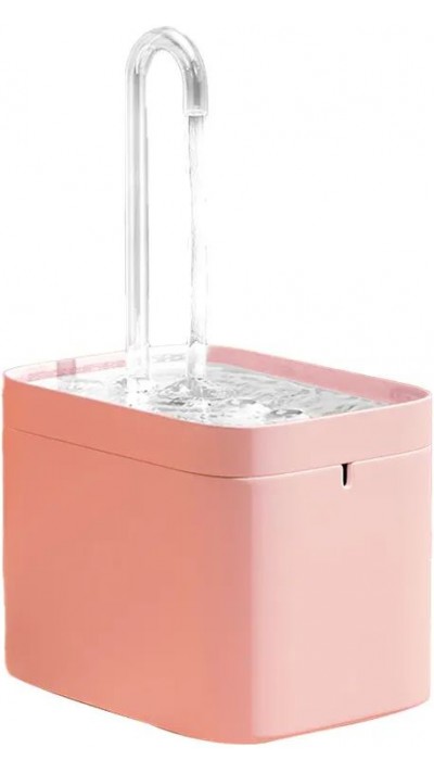 Fontaine à eau electrique pour chat/chien distributeur 1.5L water dispenser - Rose