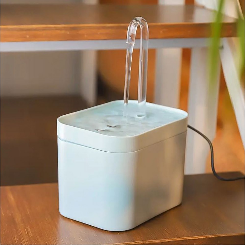 Fontaine à eau electrique pour chat/chien distributeur 1.5L water dispenser - Rose