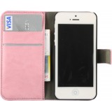 Fourre iPhone 5/5s / SE (2016) - Premium Flip - Rose clair