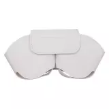 Fourre AirPods Max - Etui de transport en similicuir - Blanc