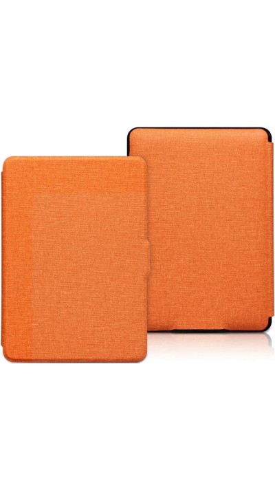 Fourre Kindle Paperwhite 2021 - Étui de protection Flip Auto On & Off - Orange