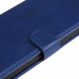 Fourre Samsung Galaxy A32 - Premium Flip cuir lisse porte-cartes - Bleu foncé