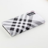 Hülle Samsung Galaxy S21 5G - Flip Lines - Weiss