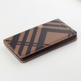 Fourre Samsung Galaxy S21 FE 5G - Flip Lines - Brun