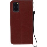 Fourre Huawei P30 Pro - Premium Flip cuir lisse porte-cartes - Brun