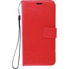 Fourre Huawei P30 Pro - Premium Flip cuir lisse porte-cartes - Rouge
