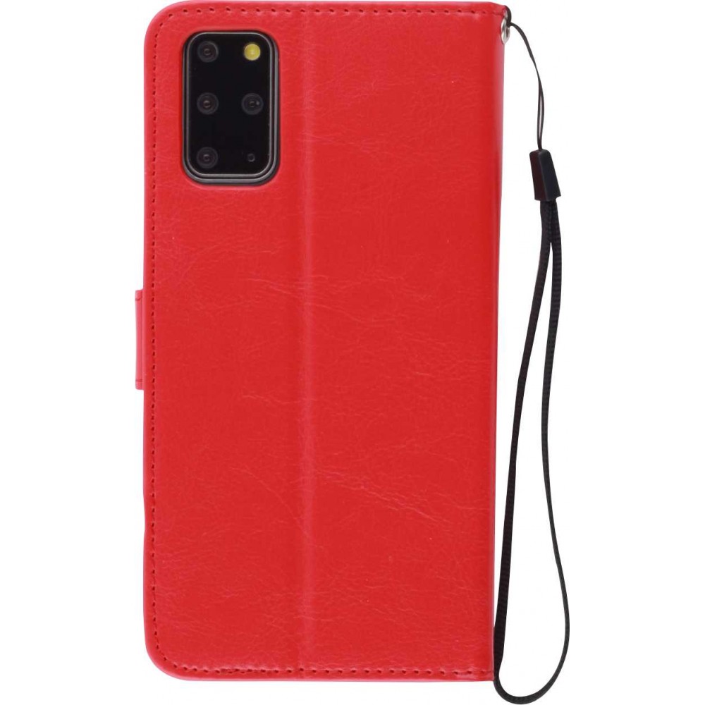 Fourre Huawei P30 Pro - Premium Flip cuir lisse porte-cartes - Rouge
