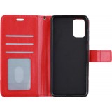 Fourre Huawei P30 Pro - Premium Flip cuir lisse porte-cartes - Rouge