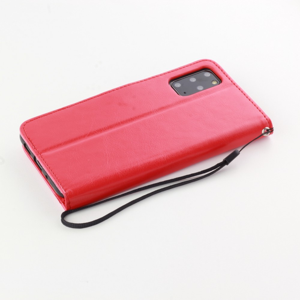 Fourre Huawei P30 Pro - Premium Flip cuir lisse porte-cartes - Rouge