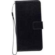Fourre Samsung Galaxy S22+ - Premium Flip cuir lisse porte-cartes - Noir