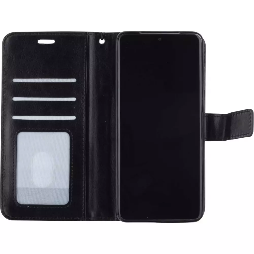 Hülle Google Pixel 6 - Premium Flip - Schwarz
