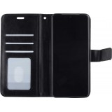 Fourre Samsung Galaxy S22+ - Premium Flip cuir lisse porte-cartes - Noir