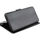 Fourre Samsung Galaxy S22+ - Premium Flip cuir lisse porte-cartes - Noir