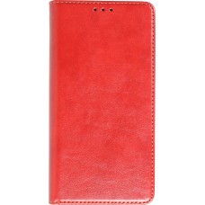 Fourre Samsung Galaxy S23+ - Flip Shierre Shann cuir véritable - Rouge